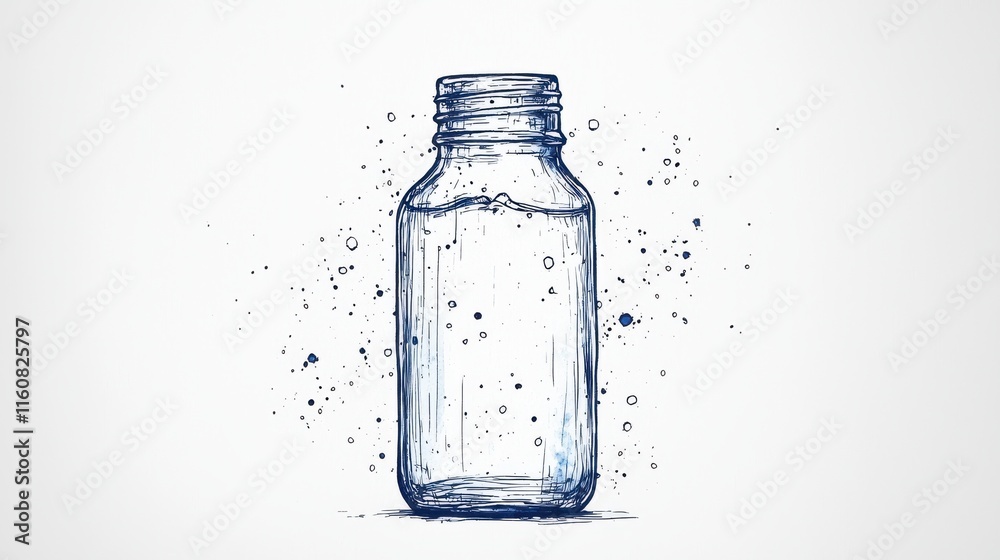 Artistic water bottle design studio showcase graphic clean environment aesthetic perspective decorative branding Artistic water bottle design studio showcase graphic clean environment aesthetic perspective decorative branding