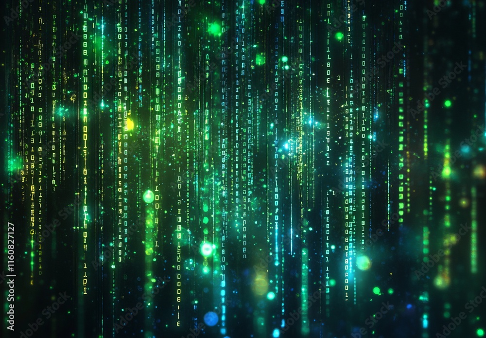 Dynamic Binary Code Flow: A Futuristic Digital Matrix Design Dynamic Binary Code Flow: A Futuristic Digital Matrix Design