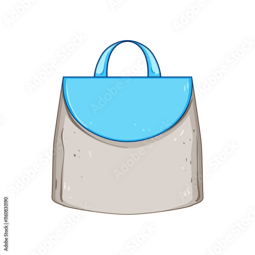 baby diaper bag cartoon. travel essentials, storage organizer, waterproof stylish baby diaper bag sign. isolated symbol vector illustration