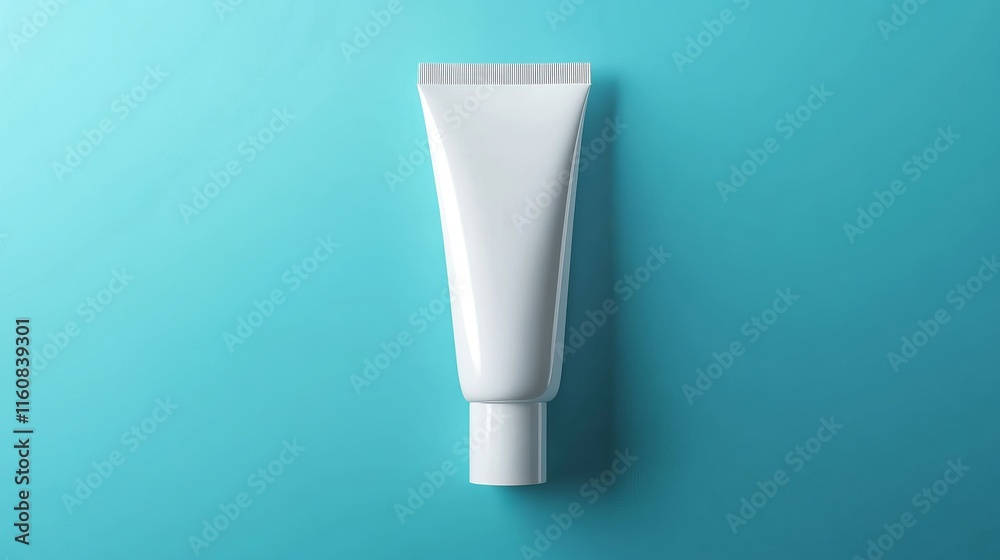 Elegant White Tube Packaging Design Mockup for Beauty Products Elegant White Tube Packaging Design Mockup for Beauty Products