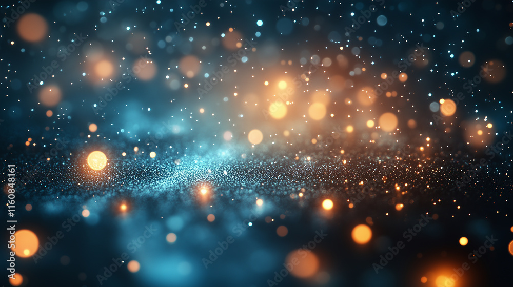 Sparkling Particles Create a Mesmerizing Display of Light in a Dark Background Sparkling Particles Create a Mesmerizing Display of Light in a Dark Background