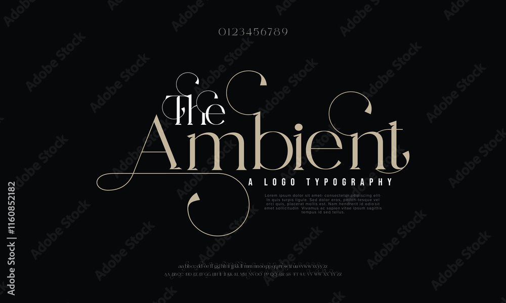 Elegant luxury minimalist serif display font vector with stylistic alternate. Classic elegant Lettering Minimal Fashion Designs. Typography fonts regular uppercase . vector illustration
Elegant luxury minimalist serif display font vector with stylistic alternate. Classic elegant Lettering Minimal Fashion Designs. Typography fonts regular uppercase . vector illustration