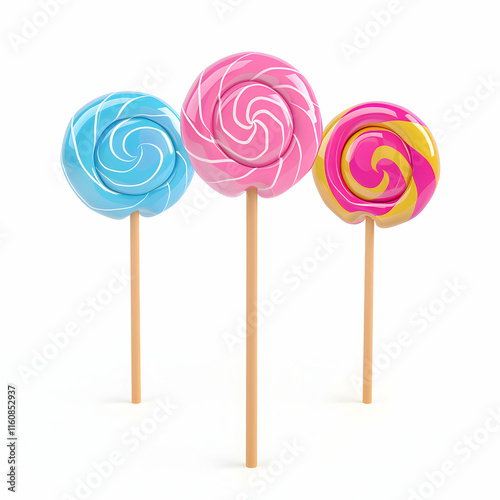 Wallpaper Mural Colorful Candy Swirl Lollipops in Bright and Fun Design Torontodigital.ca