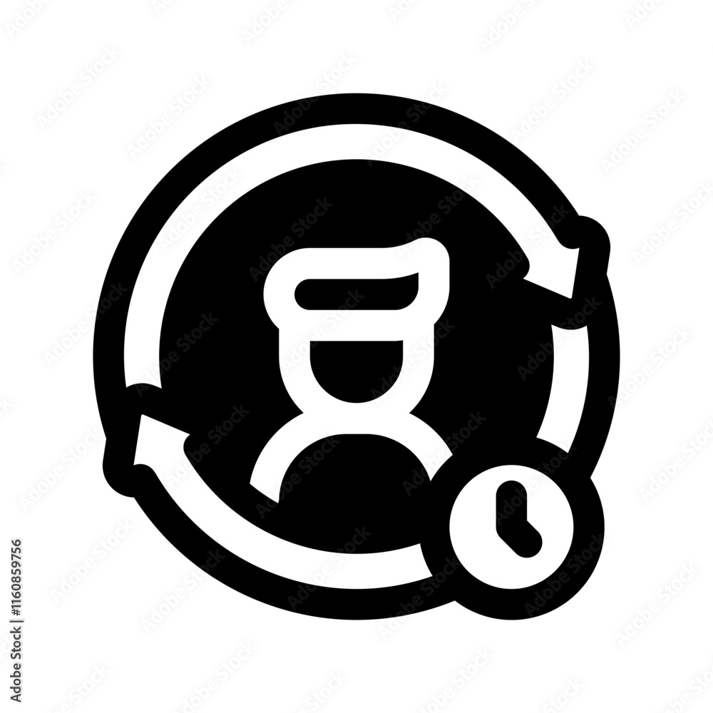 Habits Glyph Icon. Single icon, glyph vector icon Habits Glyph Icon. Single icon, glyph vector icon