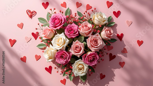 Celebrating Singles Awareness Day with a dynamic graphic design