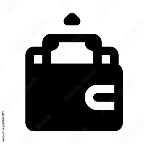 Wasteful Lifestyle Simple Glyph Icon. Single icon, glyph vector icon