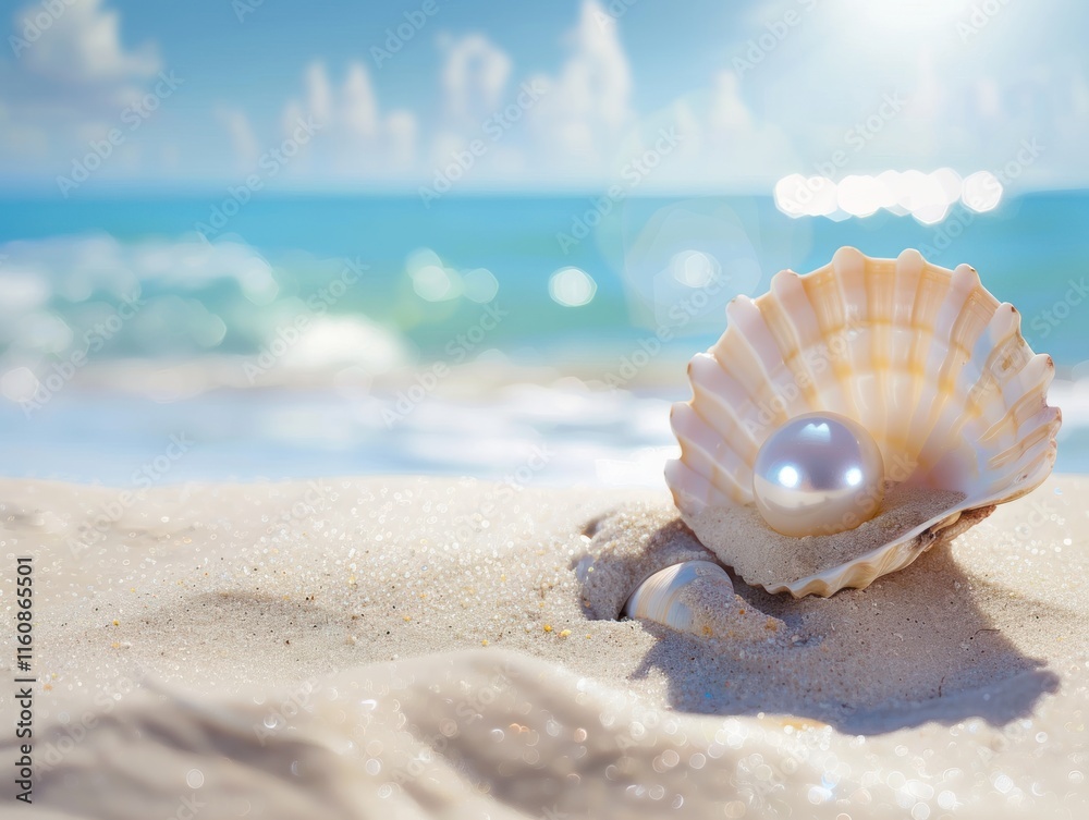 seashell on the beach seashell on the beach