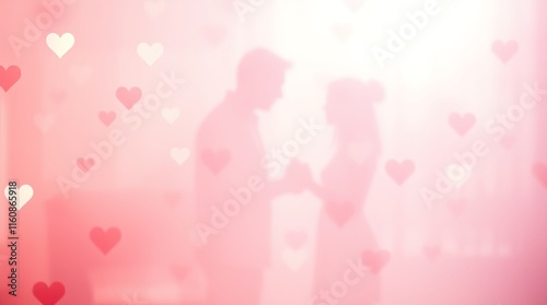 Soft cinematic haze, dreamy atmosphere, Valentine's Day theme, soft light, soft focus, hazy background, gentle color palette