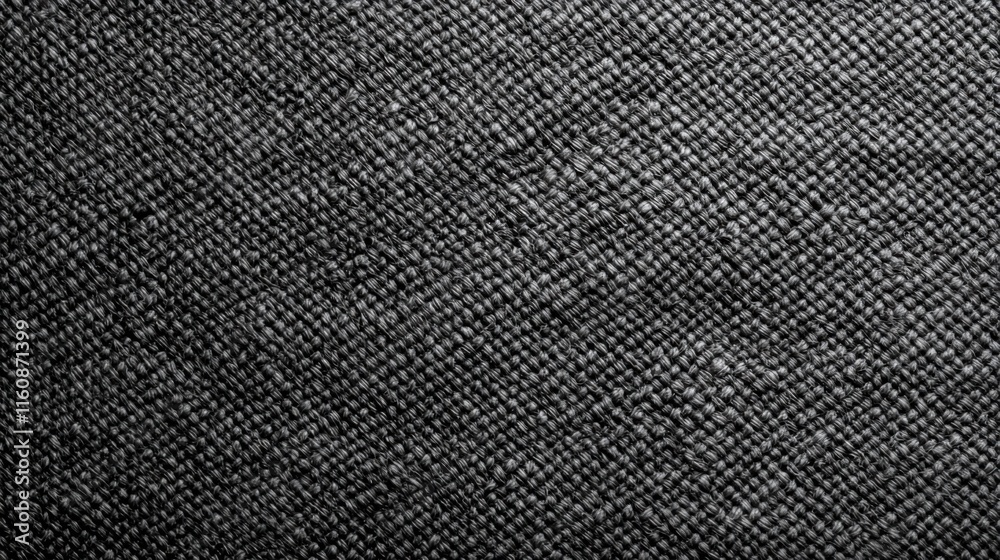 Flat texture of classic tweed fabric in monochrome shades of black, white, and gray Flat texture of classic tweed fabric in monochrome shades of black, white, and gray
