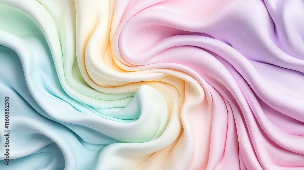 Soft Colorful Fabric with Smooth Gradients and Delicate Transitions Soft Colorful Fabric with Smooth Gradients and Delicate Transitions