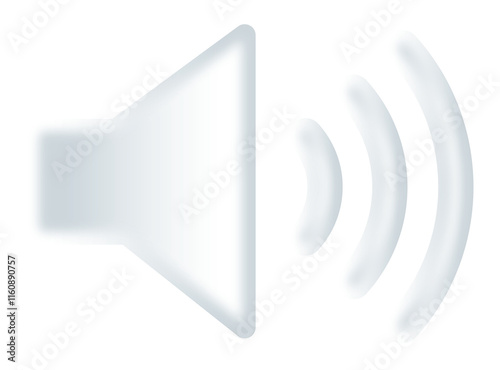 Wallpaper Mural speaker icon  illustration Torontodigital.ca