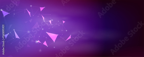 Net working technology background.Vector illustration fantastic style