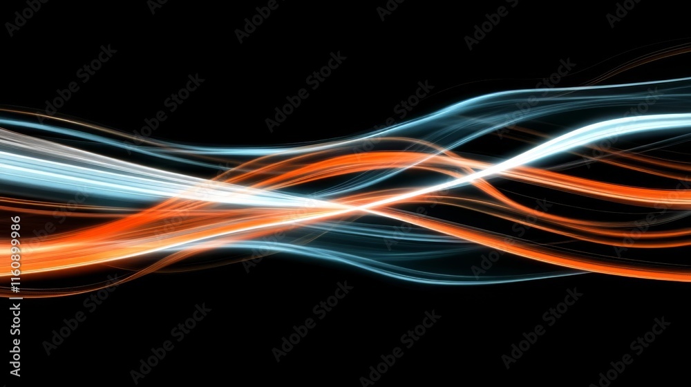 Abstract Colorful Flowing Lines Graphic Design Abstract Colorful Flowing Lines Graphic Design