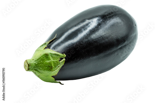 Obraz na płótnie eggplant isolated on transparent background w salonie