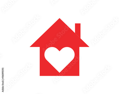 The Love Home icon combines a heart and house symbol, representing warmth, affection, and comfort