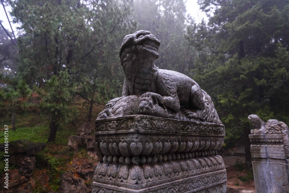Songtang Stone Carving in Summer Palace, Beijing