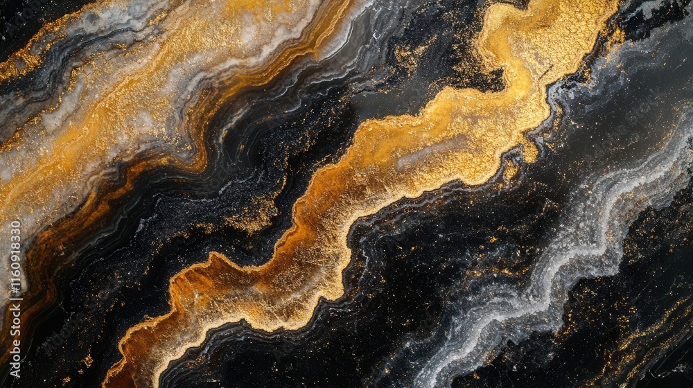 luxurious gold and black marble texture with crystalline formations, shimmering veins, and elegant natural patterns for premium design projects luxurious gold and black marble texture with crystalline formations, shimmering veins, and elegant natural patterns for premium design projects