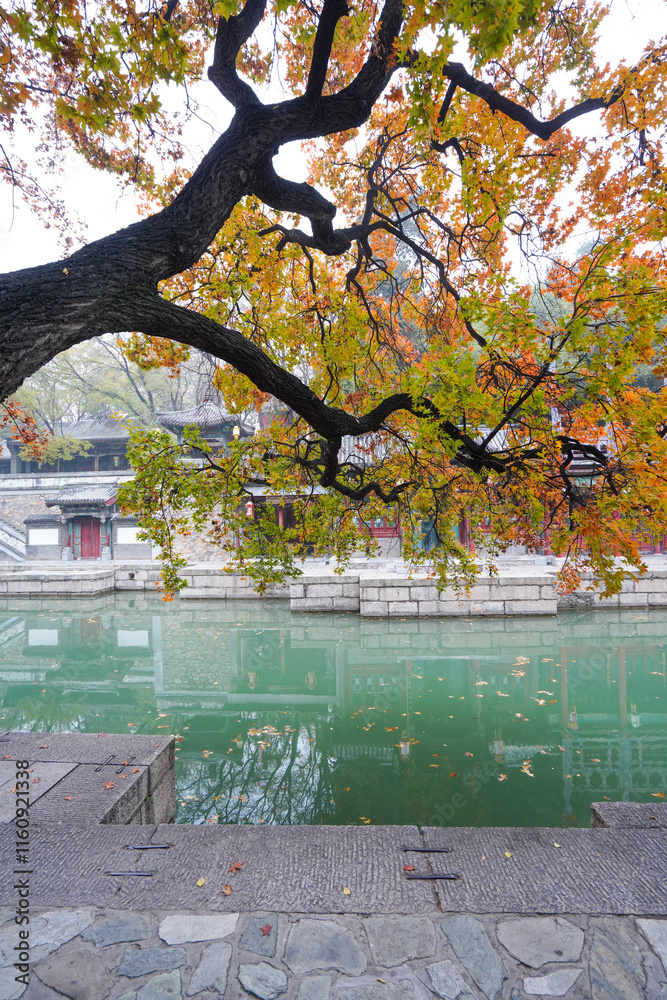 Scenery of Suzhou River in Summer Palace of Beijing