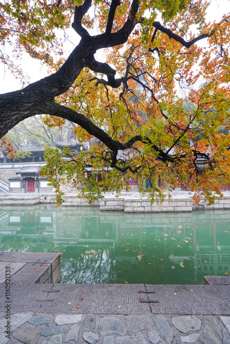 Obraz na płótnie Scenery of Suzhou River in Summer Palace of Beijing w salonie