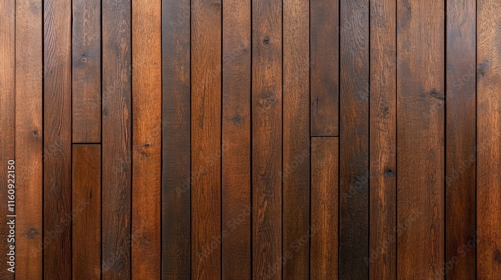 Naklejka premium Natural Oak Wood Panel Texture Panorama Pattern Background