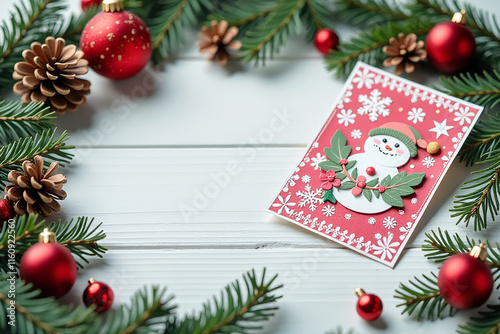 beautiful christmas decorations include pine cones ornaments intricate designs cards perfect cozy winter