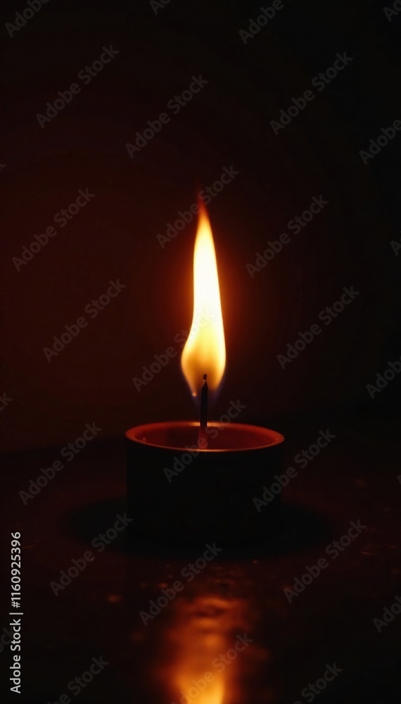 Flickering flame in a dark room with shadows cast,, soft focus, moody mood lighting Flickering flame in a dark room with shadows cast,, soft focus, moody mood lighting