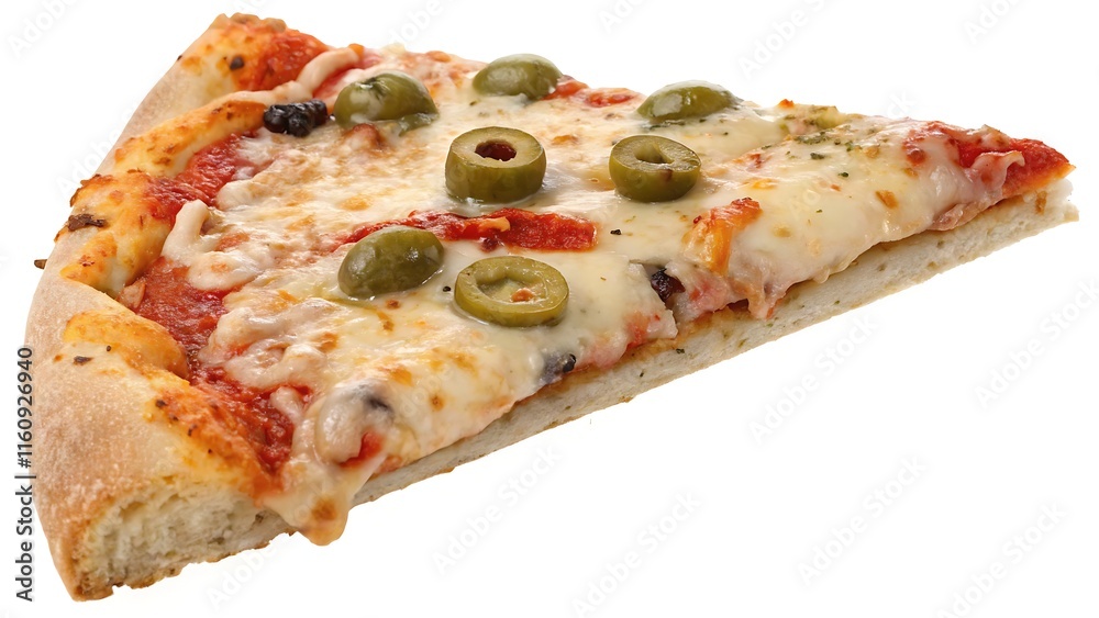 Perfect for marketing pizza, promoting Italian cuisine, or used in food blogs, menus, or advertisements related to pizza or Mediterranean flavors.