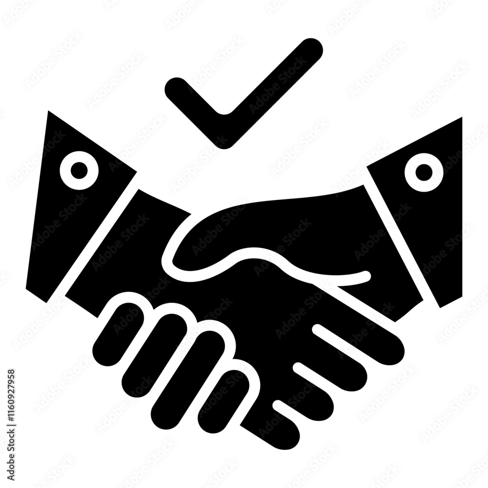 Obraz premium Handshake Icon
