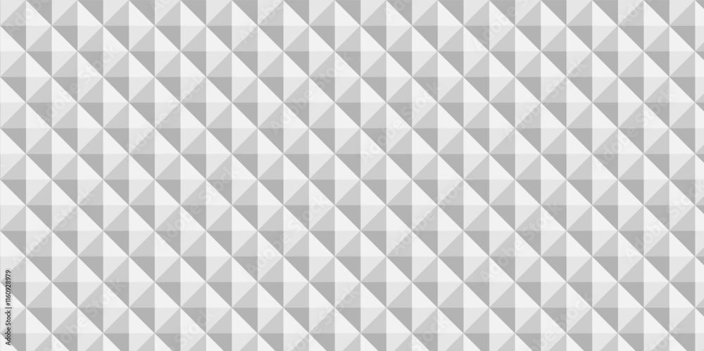 Fototapeta premium background abstract grid white paper texture triangle cube art surface mosaic texture technology square banner and web metallic geometric design.