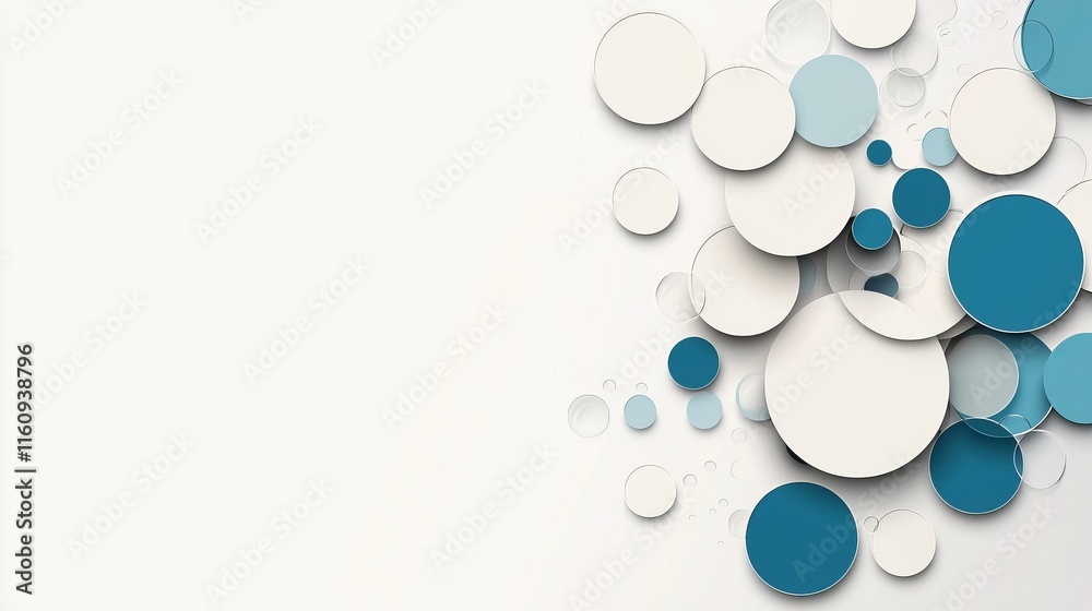 Abstract Circles Background Design - Modern Geometric Shapes Wallpaper Abstract Circles Background Design - Modern Geometric Shapes Wallpaper