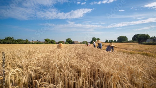 Harvest of Labor. The golden wheat fields, bathed in sunlight, represent the fruition of hard work and the abundant blessings of a bountiful harvest.