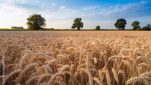 Harvest of Labor. The golden wheat fields, bathed in sunlight, represent the fruition of hard work and the abundant blessings of a bountiful harvest.