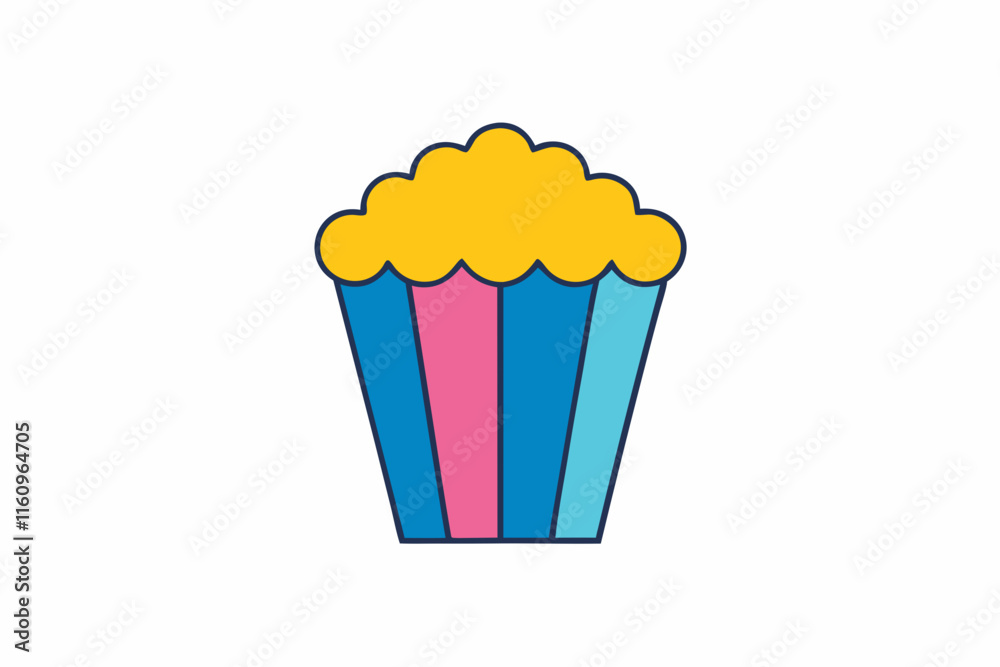 popcorn food vector illustration popcorn food vector illustration