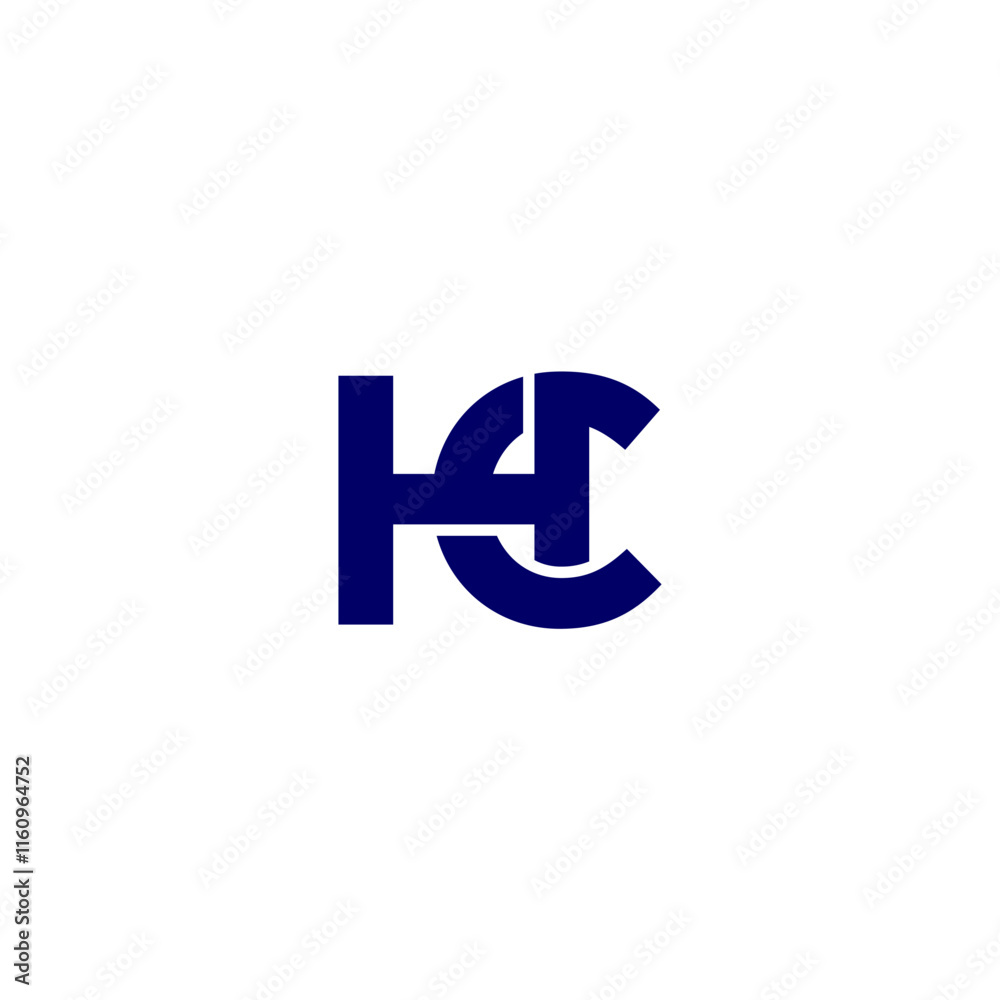 HC, CH, H, C, monogram Logo icon simple vector for company. HC, CH, H, C, monogram Logo icon simple vector for company.