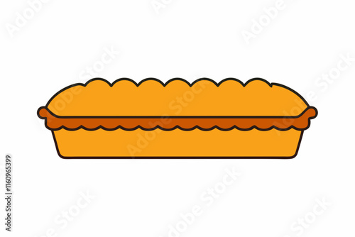 Lasagna vector illustration