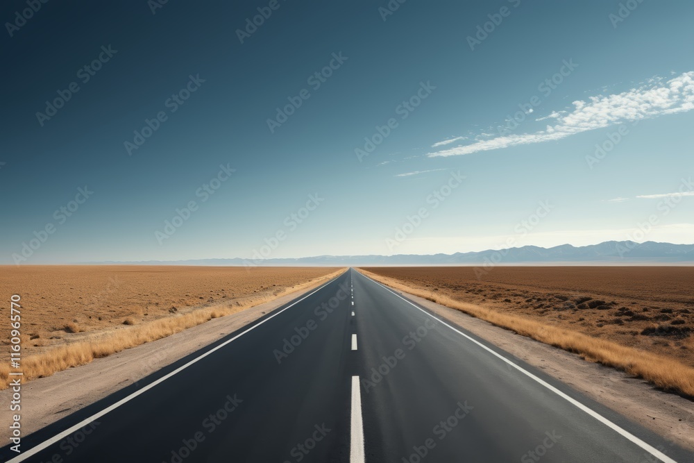 arafed road in the middle of a desert with a sky background arafed road in the middle of a desert with a sky background