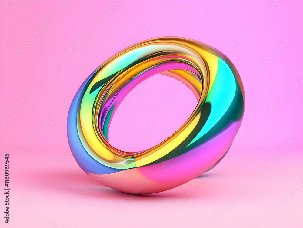 Rainbow 3D Abstract Background Rainbow 3D Abstract Background