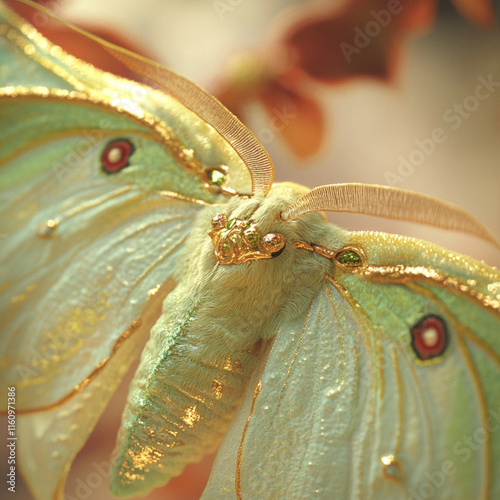 Actias luna photo