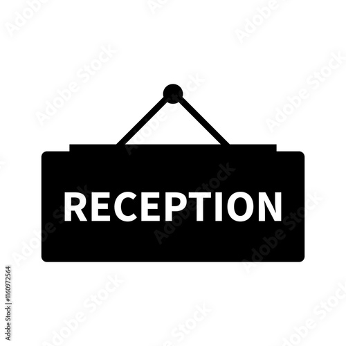Reception signboard
