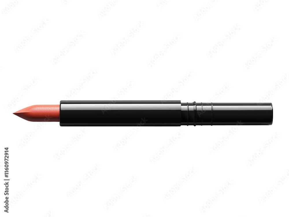 Sleek Lipstick Design on White Background Isolated on transparent background Sleek Lipstick Design on White Background Isolated on transparent background
