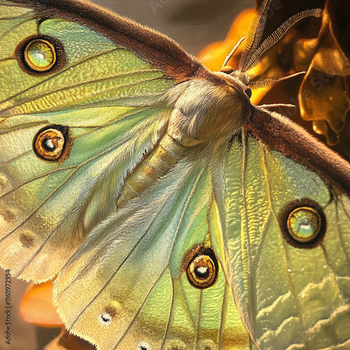 Actias luna photo