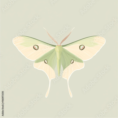 Actias luna photo