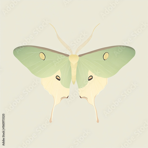 Actias luna photo