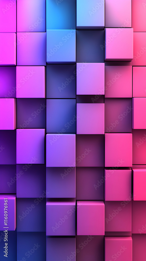Abstract 3D Cube Background Abstract 3D Cube Background