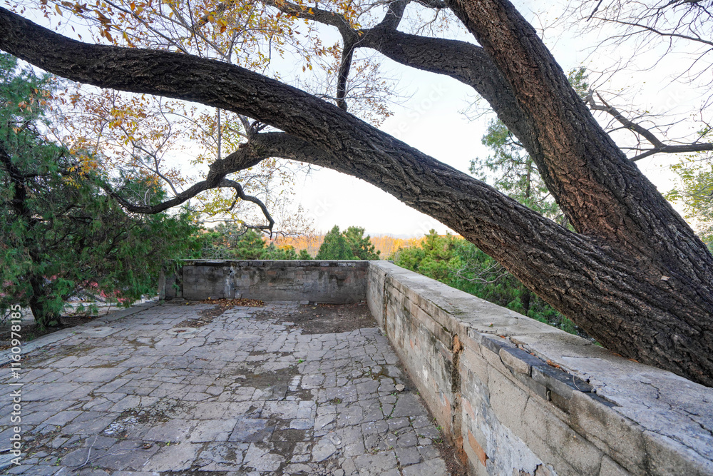 Huachengge Site of Summer Palace in Beijing.