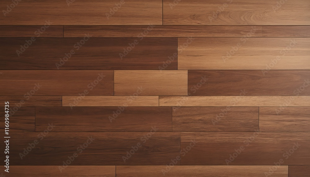 Modern Wooden Plank Texture With Varied Panel Sizes In Rich Brown Tones For Interior And Flooring Design Modern Wooden Plank Texture With Varied Panel Sizes In Rich Brown Tones For Interior And Flooring Design