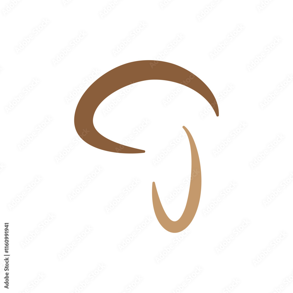 Mushroom Logo Template Icon