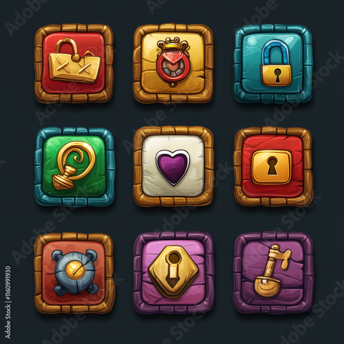 2D abstract gaming background illustration Casual game background environment for adventure or combat mobile game. cartoon style in game art background environment.