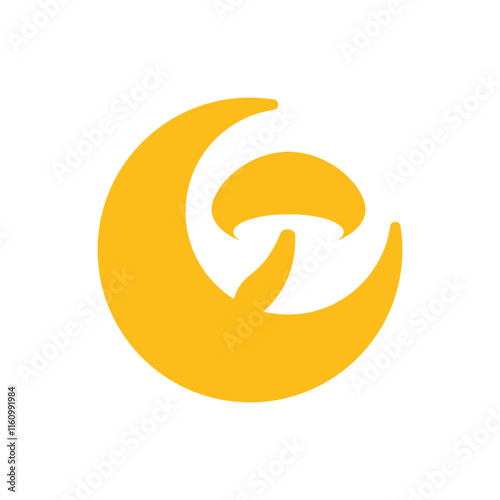 Mushroom Logo Template Icon
