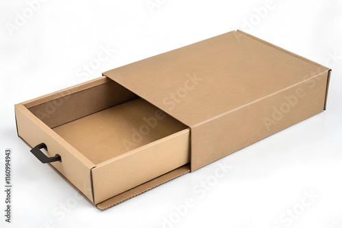 cardboard box isolated on white